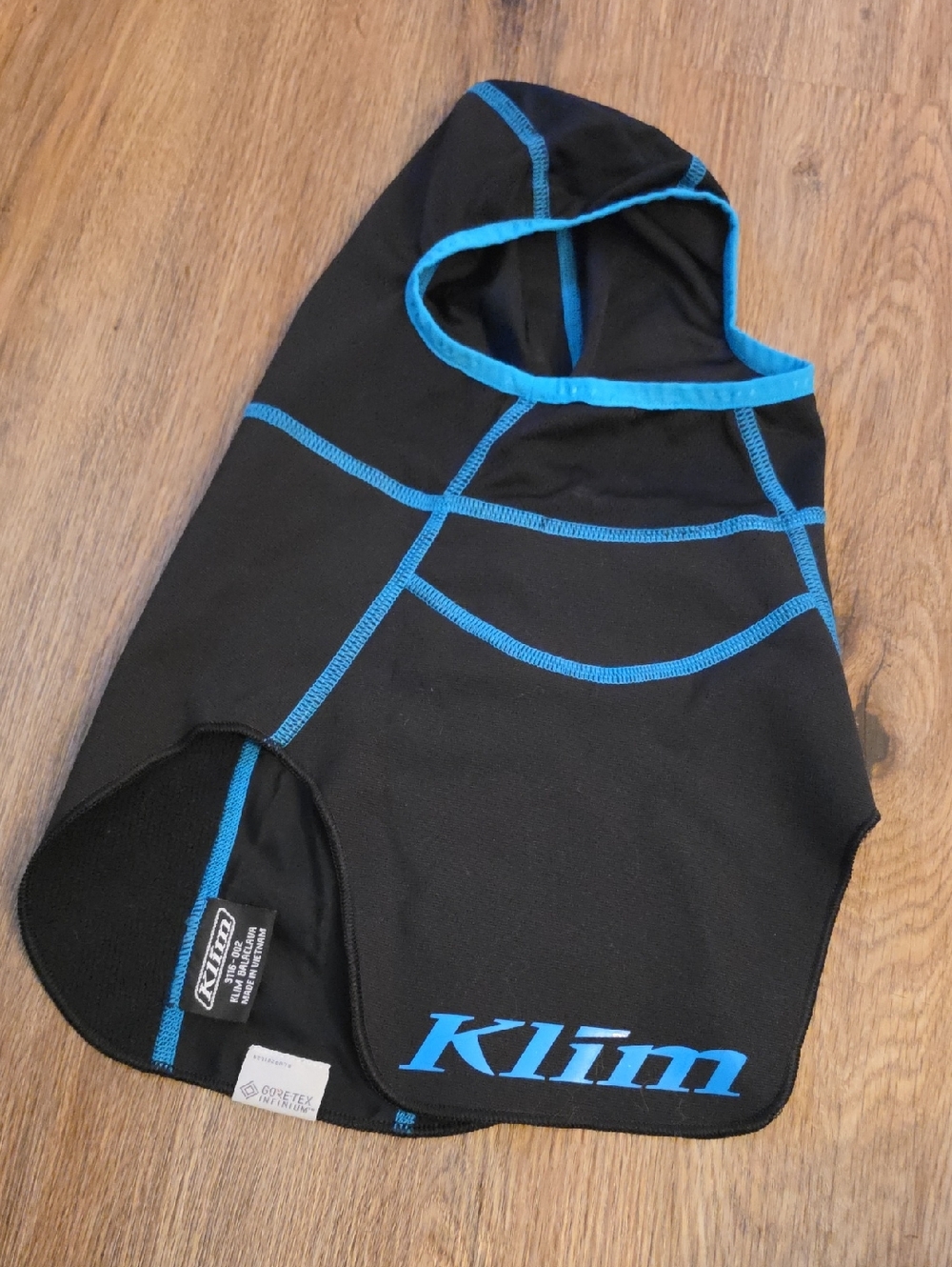Klim Balaclava with Blue Stitching